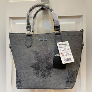 Desigual handbag, Grey NWT